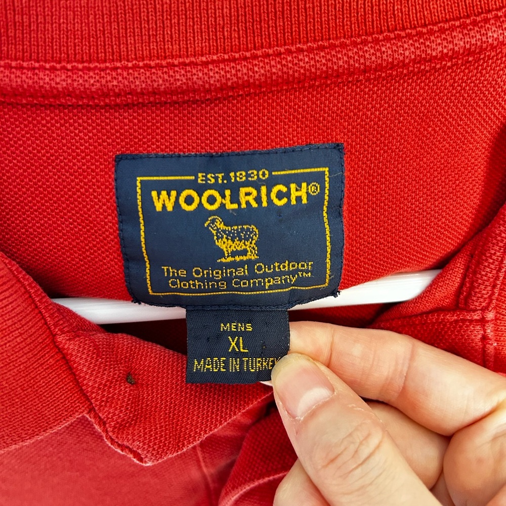 Woolrich Men's Burnt Red Polo Shirt - Picture 4 of 4